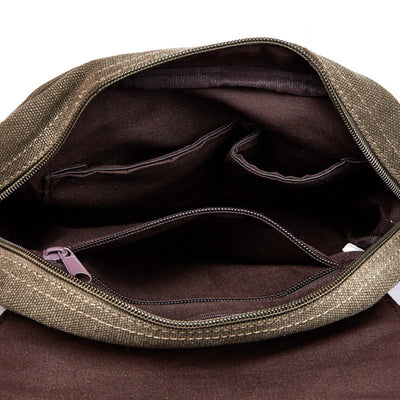 Bolsa Mensajero de Lona para Hombre - Bandolera Resistente - Image 10