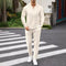 Traje Executivo Clássico Masculino - Cores Sólidas Outono Inverno