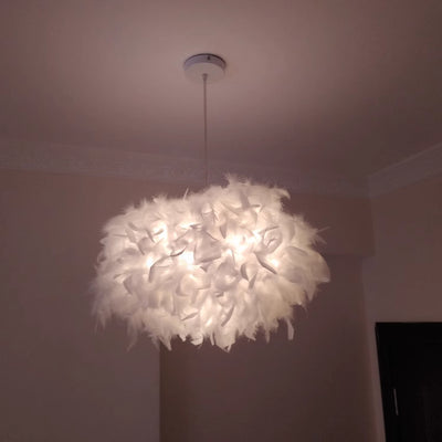 Lámpara de Techo Moderna Plumas para Sala y Dormitorio - Image 19