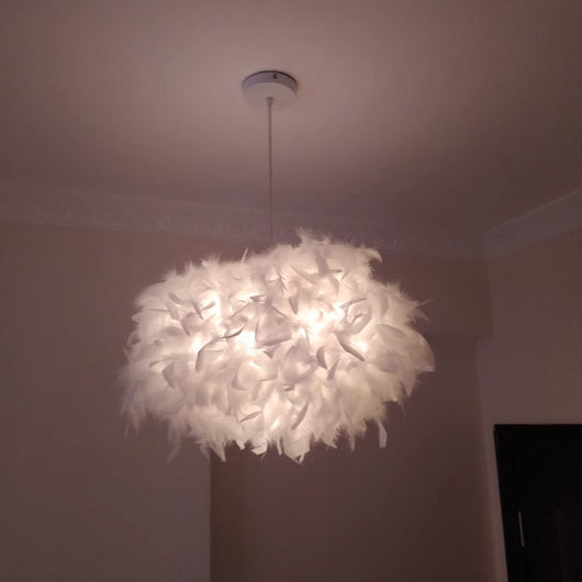 Lámpara de Techo Moderna Plumas para Sala y Dormitorio - Image 19