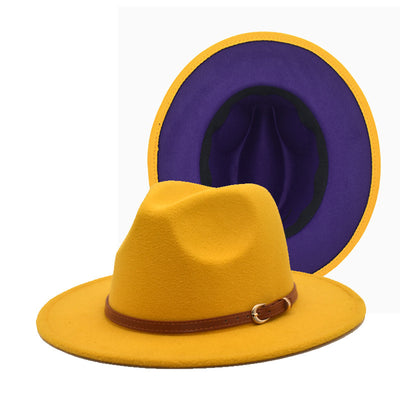 Sombrero Jazz Reversible de Lana para Hombre - Image 4