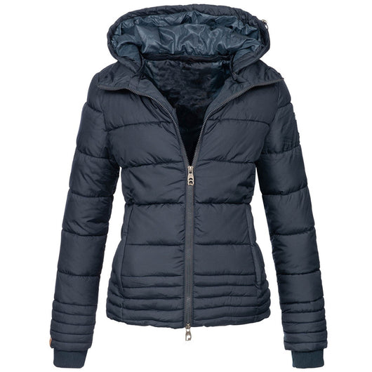 Chaqueta de Algodón Coreana Suelta con Capucha - Image 2