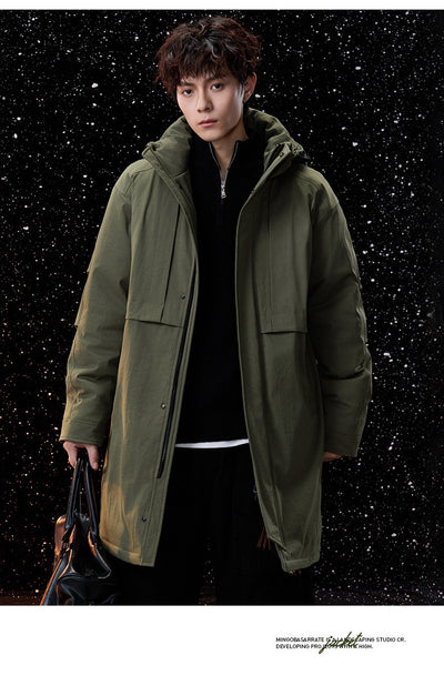 Abrigo Hombre Suelto Impermeable Moderno y Cálido - Image 21