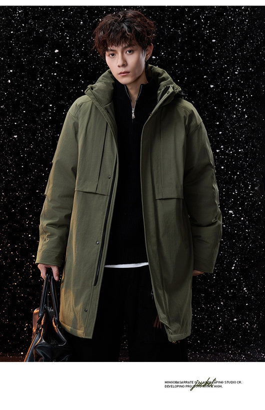 Abrigo Hombre Suelto Impermeable Moderno y Cálido - Image 21