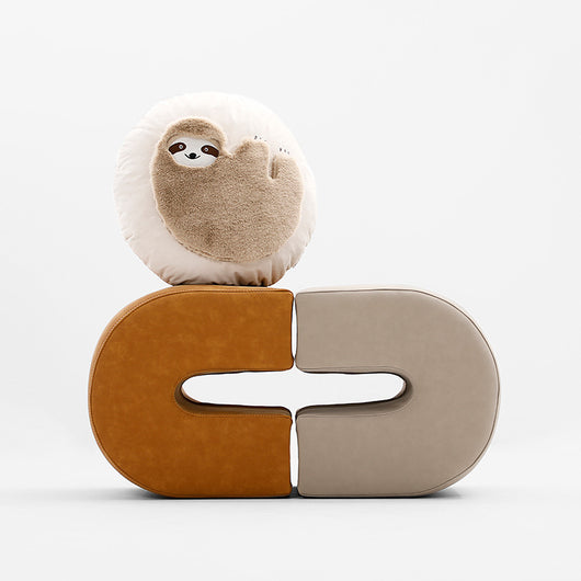 Funda de Almohada Infantil de Peluche - Diseño de Perezoso y Oveja - Image 10