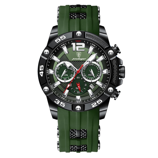 Reloj de Pulsera Multifuncional para Hombre con Banda de Silicona - Image 11