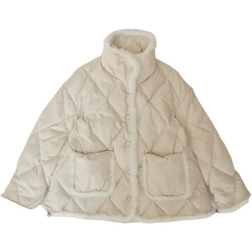 Chaqueta Corta Mujer con Plumón de Pato y Detalles de Visón - Image 6