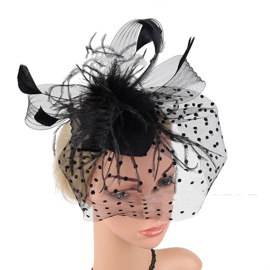 Tocado de Novia con Plumas y Flores - Sombrero Vintage para Fiesta - Image 10