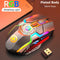Ratón Gaming RGB Inalámbrico Recargable con Botón Silencioso