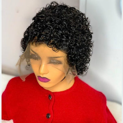 Cabello Rizado Corto Afro para Mujeres - Textura Natural - Image 2