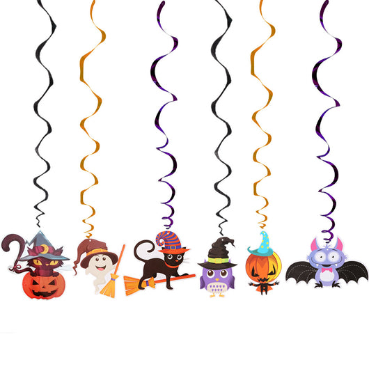 Guirnalda de Banderines con Diseños de Halloween — 3 m