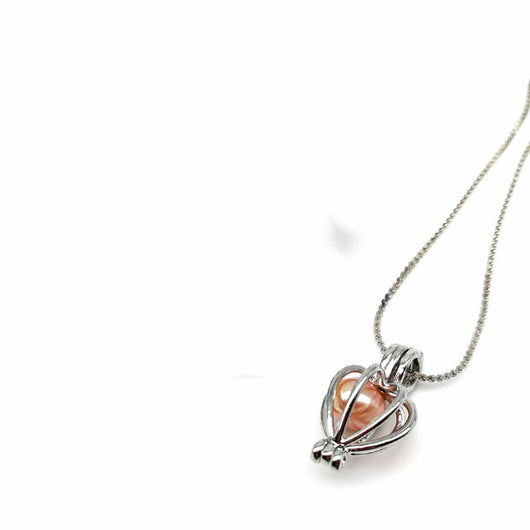 Collar de Perla Natural Love Desire, Pendiente de Ostra - Image 5