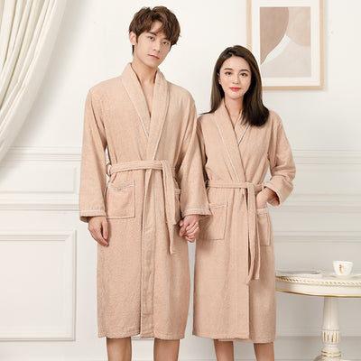 Bata de Toalla Absorbente Unisex - Pijama Cómodo para Hombre y Mujer