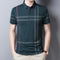 Polo Rayas Verano Hombre Slim Fit Streetwear Manga Corta