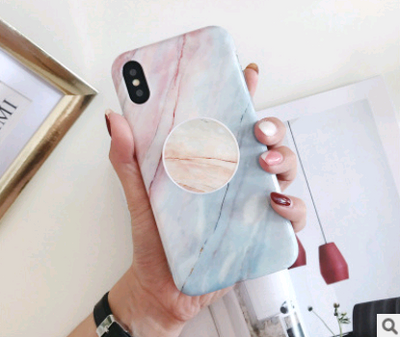 Funda iPhone Retro Mármol Floral con Soporte Telescópico - Image 10