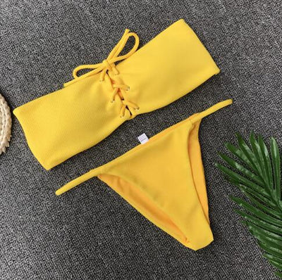 Traje de Baño Mujer Espalda Descubierta - Diseño Liso - Image 18