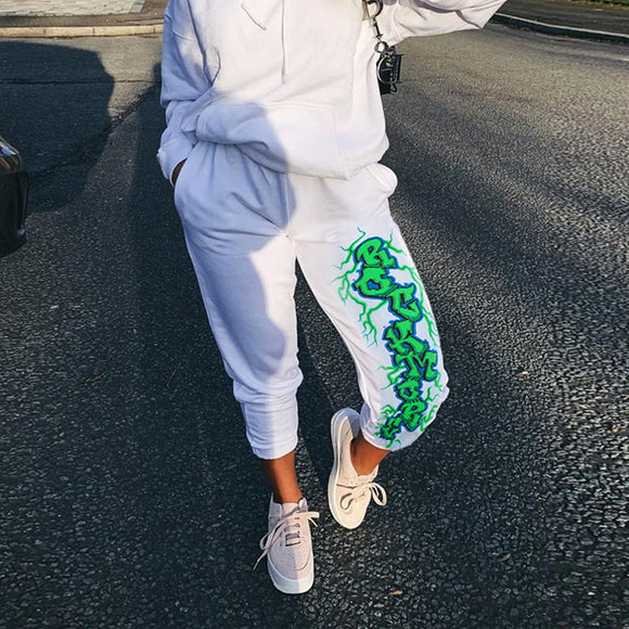 Pantalón Túnica Estampado de Cintura Alta