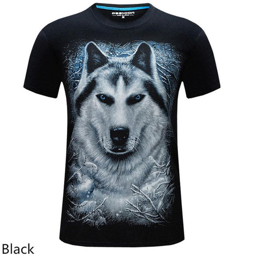 Playera Casual Estampado Animal 3D Personalizada Talla Grande Hombre - Image 7
