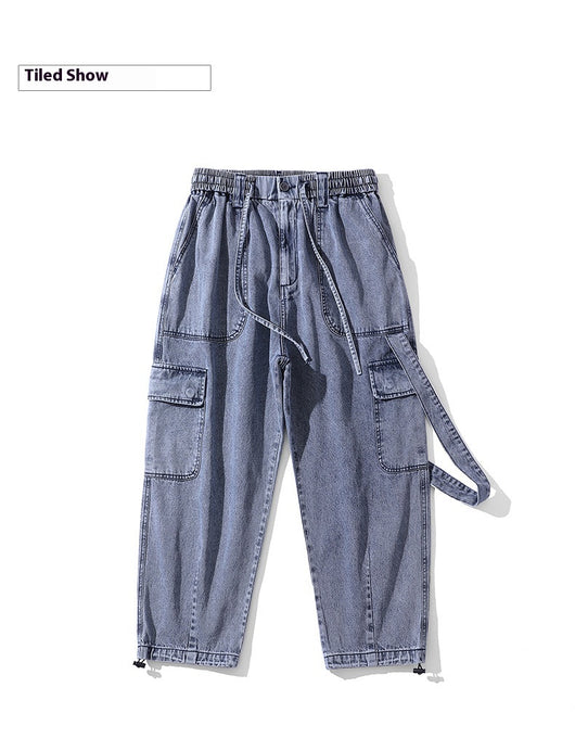 Pantalones Jeans Holgados Zanahoria para Hombre - Estilo Casual - Image 15