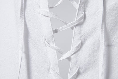 Camisa Cuello Mao Manga Larga Algodón y Lino - Image 19