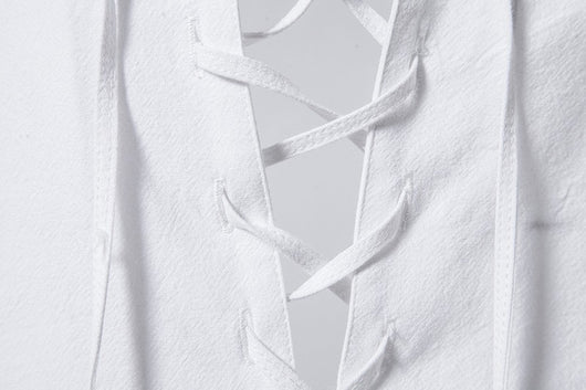 Camisa Cuello Mao Manga Larga Algodón y Lino - Image 19