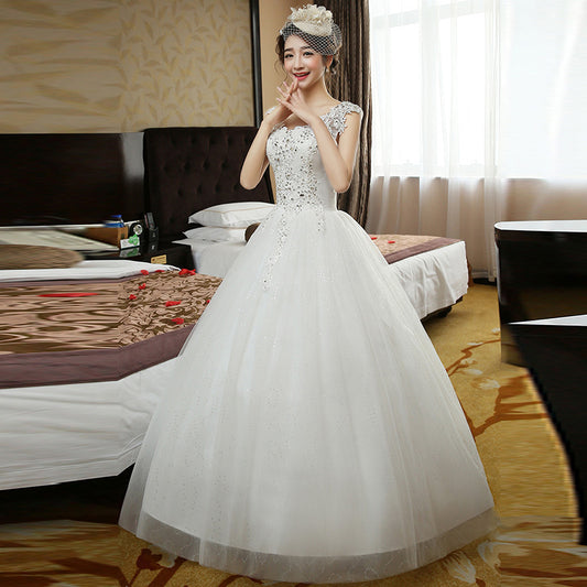 Vestido de Novia con Hombros Descubiertos