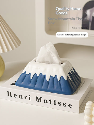 Dispensador de Pañuelos Ceramic Snow Mountain - Image 9