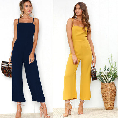 Jumpsuit Ajustado con Tirantes y Cierre Frontal para Mujer - Image 3