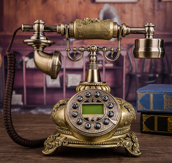 Teléfono Retro Rotatorio Europeo Vintage - Diseño Clásico para el Hogar - Image 8