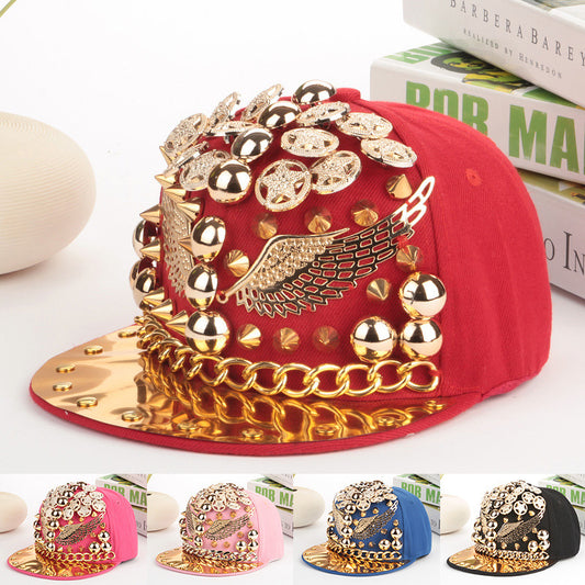 Gorra de Béisbol con Tachuelas Decorativas