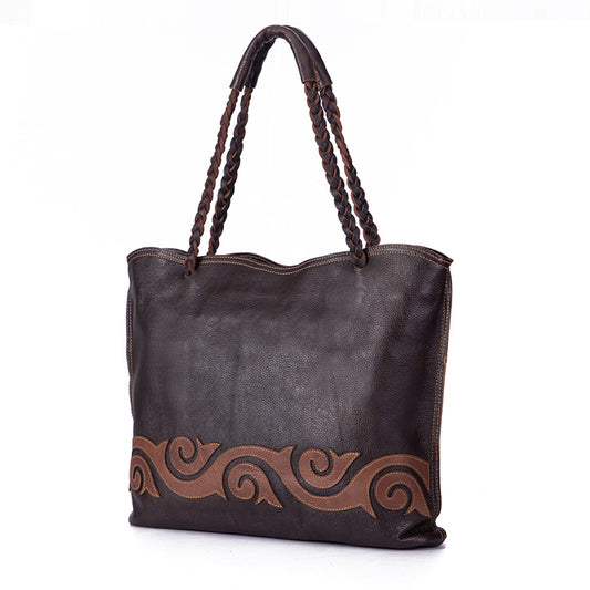 Bolso de Hombro Lychee Premium - Elegancia y Practicidad