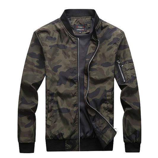 Chaqueta Bomber de Camuflaje para Hombre