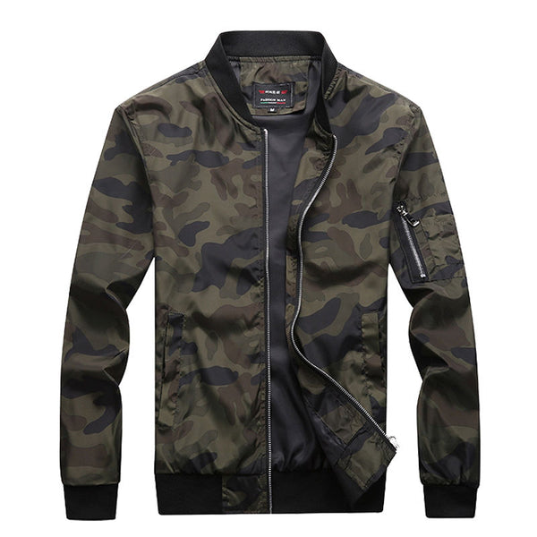 Chaqueta Bomber de Camuflaje para Hombre