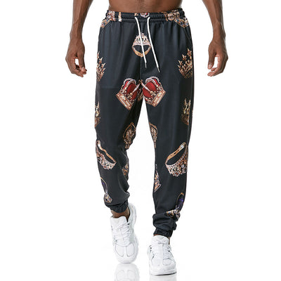 Pantalones de jogging estampados - Comodidad casual para el día a día - Image 21