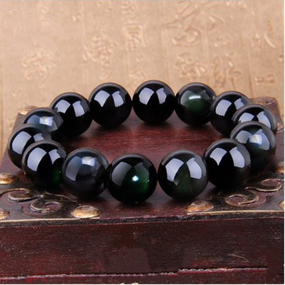 Pulsera de Obsidiana Arcoíris Natural