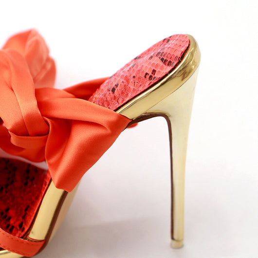 Tacones Altos para Mujer con Flores y Tiras Ajustables - Image 8