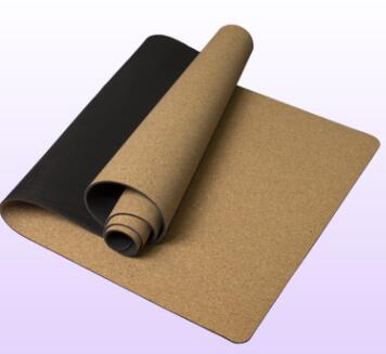 Tapete de Yoga Antideslizante de Corcho y Caucho Natural 5MM - Pilates y Fitness