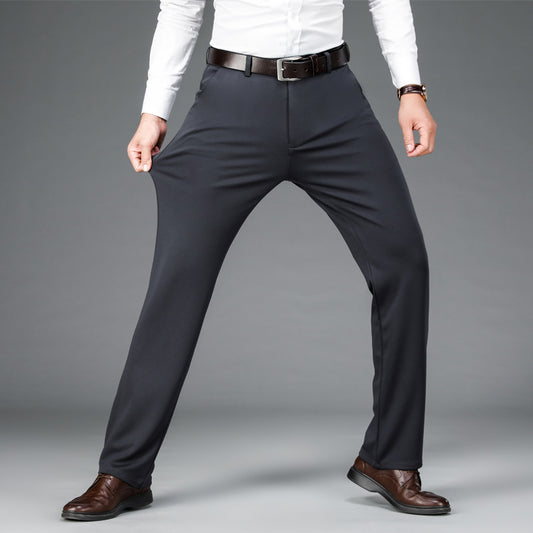 Pantalones Casuales Ejecutivos Stretch Corte Recto para Hombre - Image 2