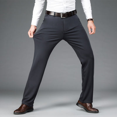 Pantalones Casuales Ejecutivos Stretch Corte Recto para Hombre - Image 2