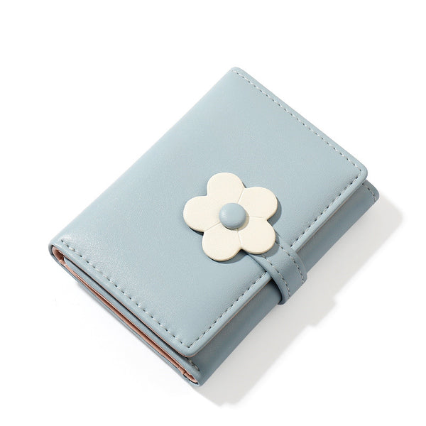 Monedero Floral Compacto - Billetera Pequeña con Diseño Flores - Image 4