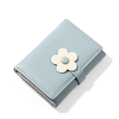 Monedero Floral Compacto - Billetera Pequeña con Diseño Flores - Image 4