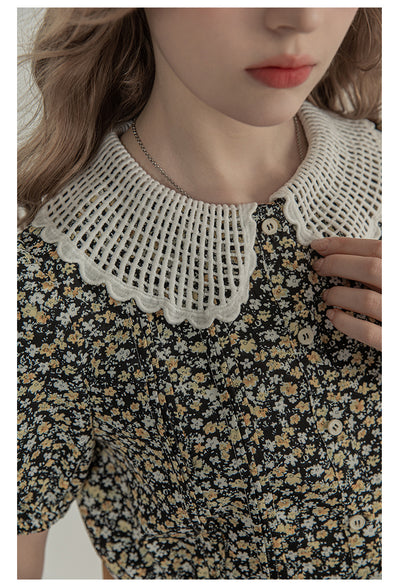Blusa Floral con Mangas Abullonadas para Mujer - Image 6