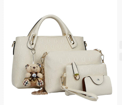 Juego de 4 Bolsas de Moda Coreana con Diseño en Relieve para Mujer - Image 15