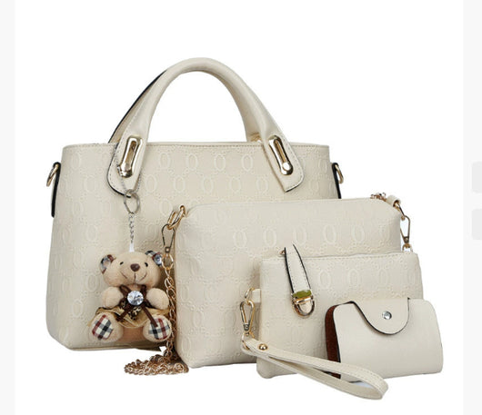 Juego de 4 Bolsas de Moda Coreana con Diseño en Relieve para Mujer - Image 15