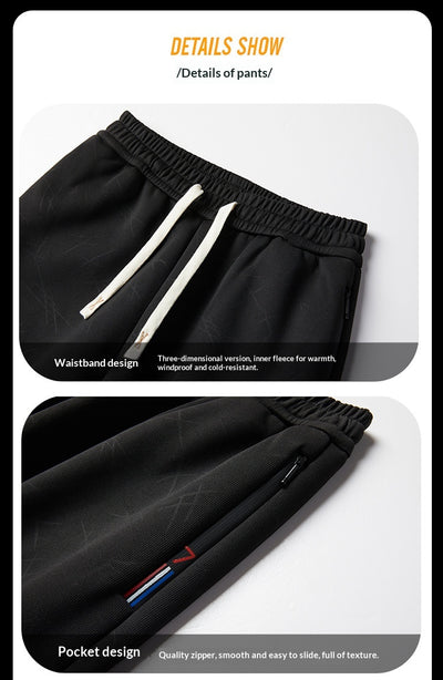 Conjunto Deportivo Casual de Dos Piezas con Cuello Alzado para Hombre - Image 17