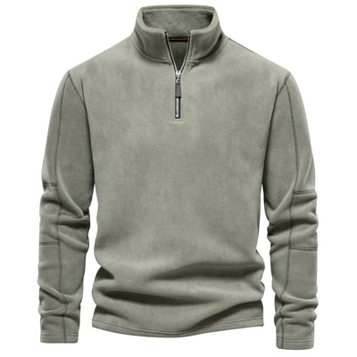 Sudadera Deportiva para Hombre con Cuello Alto y Cierre de Medio Zip - Image 25