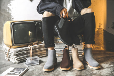 Botas Martin Cortas de Cuero Gamuza para Hombre - Estilo Británico - Image 3