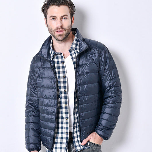 Chaqueta de plumas ligera con cuello ajustado - Image 14