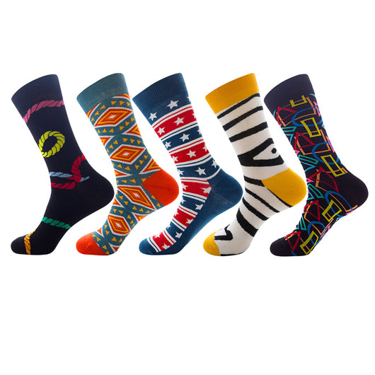 Calcetines Jacquard de Moda Unisex con Diseño Animal - Image 29
