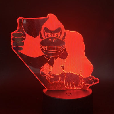 Lámpara 3D Donkey Kong - Luz Nocturna LED - Image 3